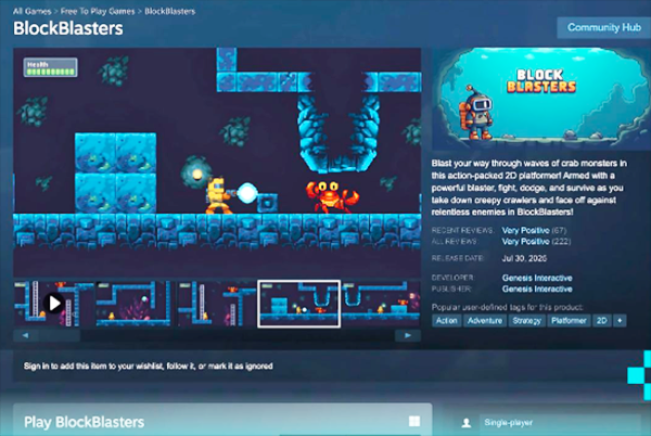 Warning! Gim BlockBlasters Berisi Malware Bobol Dompet Kripto Rp2,4 Miliar, Steam Langsung Bertindak